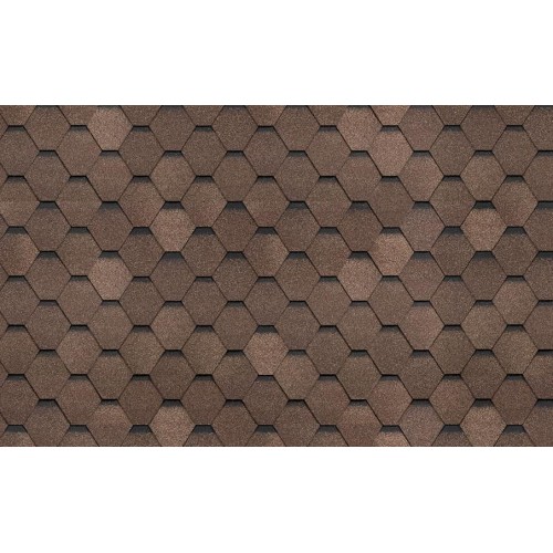 Гибкая черепица ТЕХНОНИКОЛЬ SHINGLAS Самба, Янтарь, 3 кв.м