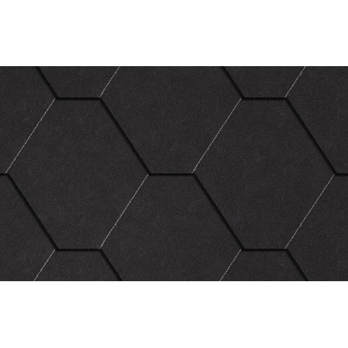 ICOPAL Plano Natur – гибкая черепица классической шестиугольной формы.