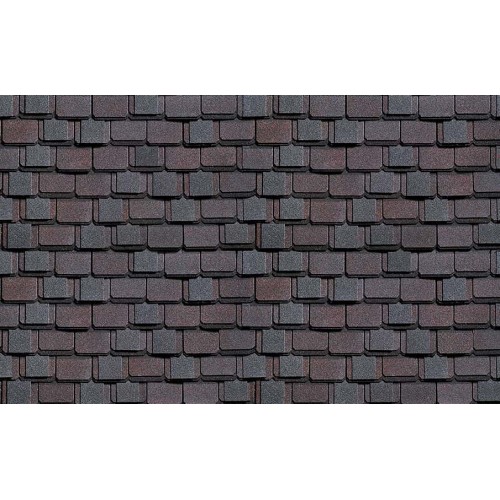 Трехслойная гибкая черепица ТЕХНОНИКОЛЬ SHINGLAS Континент Азия, 1,5 кв.м