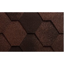 Гибкая черепица коричневая
