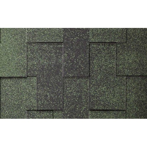 Гибкая черепица Icopal Claro Antik - модель с  прямоугольными ассиметричными лепестками, напоминающими кровлю из деревянной дранки