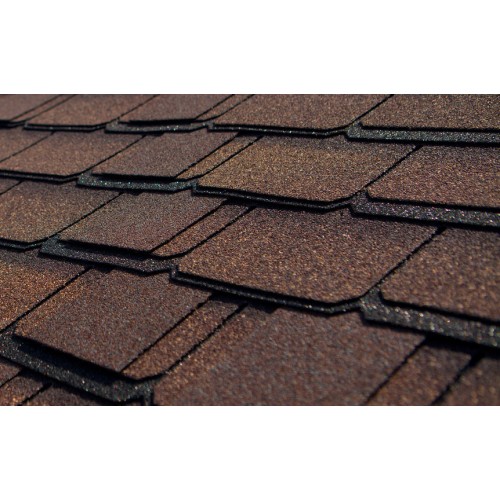 Трехслойная гибкая черепица ТЕХНОНИКОЛЬ SHINGLAS Континент Африка, 1,5 кв.м