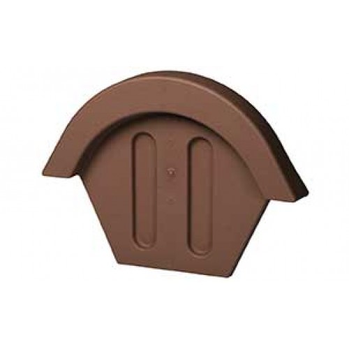 Торцевая заглушка VILPE TIILI для цементно-песчаной черепицы, коричневый 32
