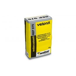 Шпаклевка цементная weber.vetonit REР 975 серый, 20 кг
