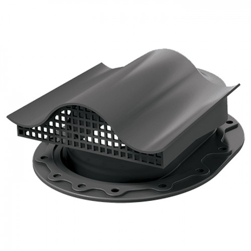 Вентиль кровельный ТехноНИКОЛЬ SKAT для гибкой и фальцевой кровли, серый