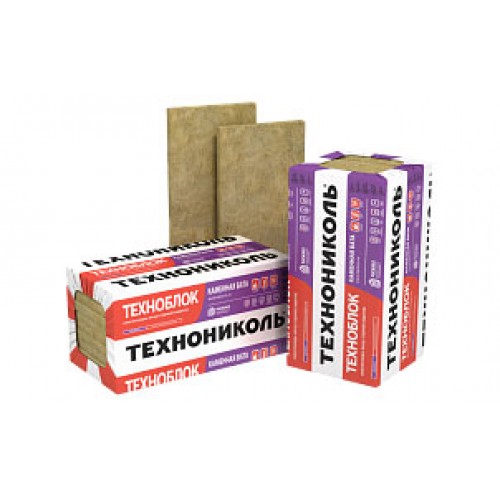Утеплитель ТехноНИКОЛЬ Техноблок Стандарт, 1200х600х100 мм (4 плиты)