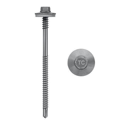 Саморез TERMOCLIP CHT 3 G19 с EPDM-шайбой, для крепления сэндвич-панелей к стали, 5,5/6,3*100 мм (300 шт/уп)