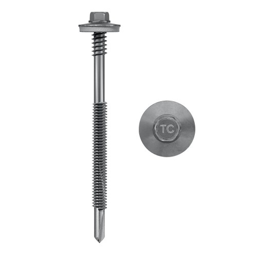 Саморез TERMOCLIP CHT 5 G19 с EPDM-шайбой, для крепления сэндвич-панелей к стали, 5,5/6,3*235 мм (400 шт/уп)