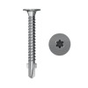 Самосверлящий самонарезающий винт TERMOCLIP WDHS с двумя лезвиями для рассверливания отверстия в дереве, 6,3*55 мм (1500 шт/уп)
