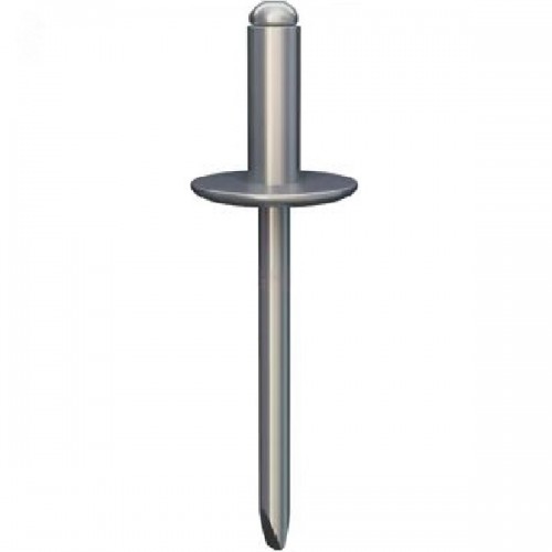 Заклепка вытяжная TERMOCLIP А2/А2 D11 с увеличенным бортиком, 5x12 мм