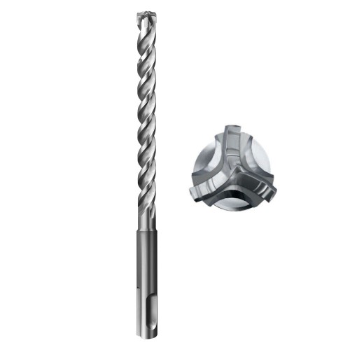 Бур по армированному бетону TERMOCLIP TJ SDS+ с тройной режущей кромкой, D10x200/260 мм (10шт/уп)