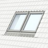 Комби-оклад для профилированной кровли VELUX EKW CK04 2021M, 550*980 мм