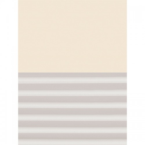 Затемняющая штора-плиссе "Дуо" Velux DFD CK04 1085S, 550*980 мм, белый/бежевый