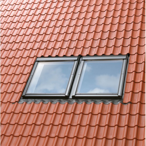 Комби-оклад для профилированной кровли VELUX EKW CK04 2021M, 550*980 мм