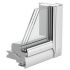 VELUX GGU FK04 0086 - белое влагостойкое мансардное окно с двухкамерным стеклопакетом серии Тепло Премиум, 660*980 мм