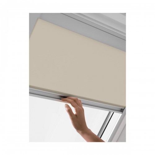 Рулонная штора VELUX RML CK04 1086S, питание от сети, рассеивающая, бежевый