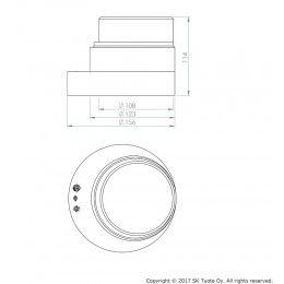 Адаптер VILPE для вентиля KTV