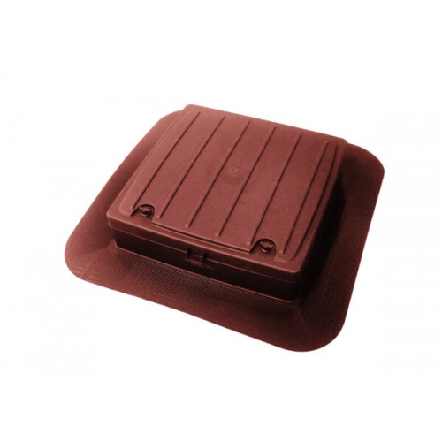 Технический (пожарный) люк VILPE HUOPA, RR 29 – красный