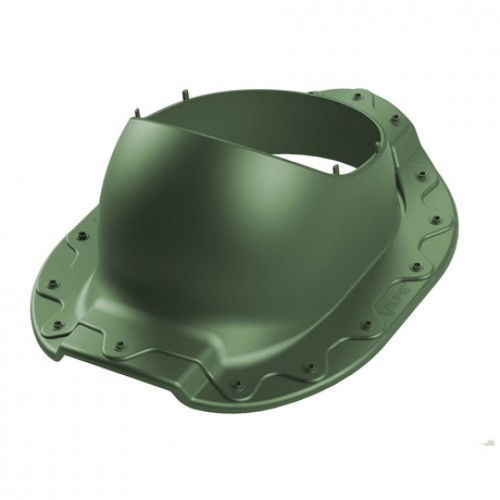 Проходной элемент VILPE AALTO 2K для металлочерепицы с профилем Adamante, RR 11 – темно-зеленый