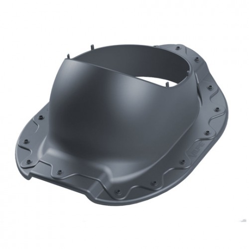 Проходной элемент VILPE AALTO 2K для металлочерепицы с профилем Adamante, RR 23 – серый графит