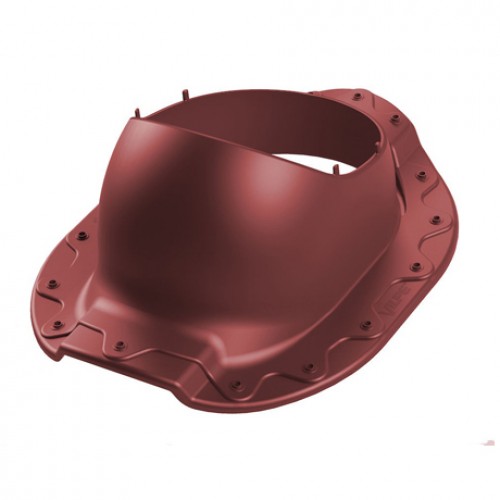 Проходной элемент VILPE AALTO 2K для металлочерепицы с профилем Adamante, RR 29 – красный