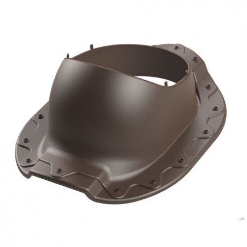 Проходной элемент VILPE AALTO 2K для металлочерепицы с профилем Adamante, RR 32 – темно-коричневый