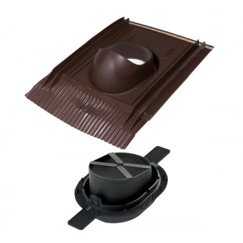 Проходной элемент VILPE UNIVERSAL 2K, RR 32 – темно-коричневый