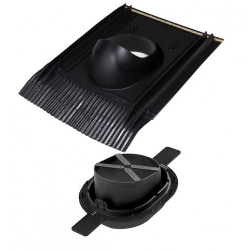 Проходной элемент VILPE UNIVERSAL 2K, RR 33 – черный