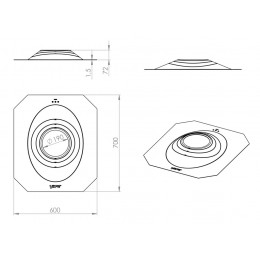 Уплотнитель гидрозатвора VILPE PIIPPU, Ø 200-380 мм, черный