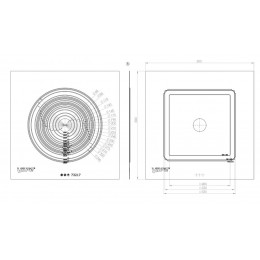 Уплотнитель парозатвора VILPE VAPOUR STOP, Ø 100-380 мм, черный
