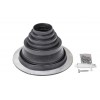 Резиновый уплотнитель VILPE ROOFSEAL-2 75-150 мм, черный, комплект