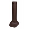 Неизолированный вентиляционный выход Vilpe 110/500, RR 32 – темно-коричневый