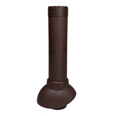 Неизолированный вентиляционный выход Vilpe 110/500, RR 32 – темно-коричневый