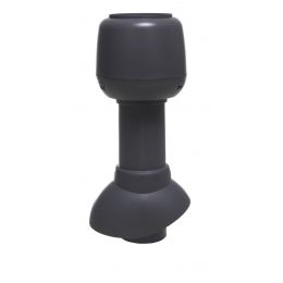 Вентиляционный выход Vilpe 110/300/H + колпак, RR 23 – серый графит