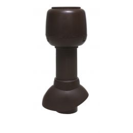 Вентиляционный выход Vilpe 110/300/H + колпак, RR 32 – темно-коричневый