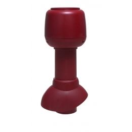 Вентиляционный выход Vilpe 110/300/H + колпак, RR 798 – красное вино