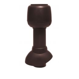 Вентиляционный выход Vilpe 110/300/H + колпак, RR 887– коричневый шоколад