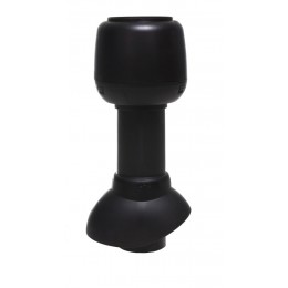 Вентиляционный выход Vilpe 110/300/H + колпак, RR 33 – черный