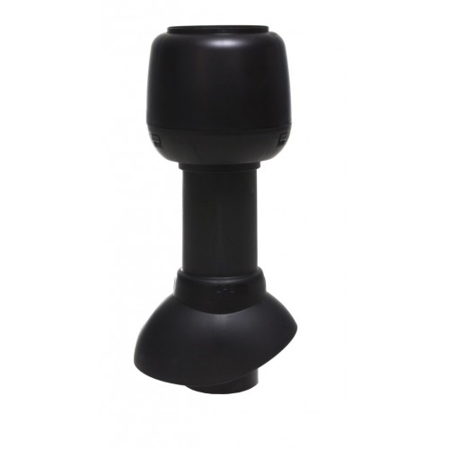 Неизолированный вентиляционный выход Vilpe 110/300/H + колпак, RR 33 – черный