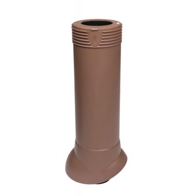 Изолированный вентиляционный выход Vilpe 110/ИЗ/500, RR 887– коричневый шоколад