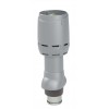 Изолированный вентиляционный выход VILPE FLOW 125P/IS/500, RR 21 – светло-серый
