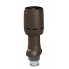 Изолированный вентиляционный выход VILPE FLOW 125P/IS/500, RR 32 – темно-коричневый