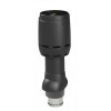 Изолированный вентиляционный выход VILPE FLOW 125P/IS/500, RR 33 – черный
