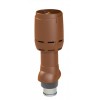 Изолированный вентиляционный выход VILPE FLOW 125P/IS/500, RR 750 – терракот