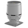 Вентиляционный выход VILPE FLOW 125S с основанием 250x250 для монтажа на шахту, RR 21 – светло-серый