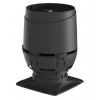 Вентиляционный выход VILPE FLOW 125S с основанием 250x250 для монтажа на шахту, RR 33 – черный