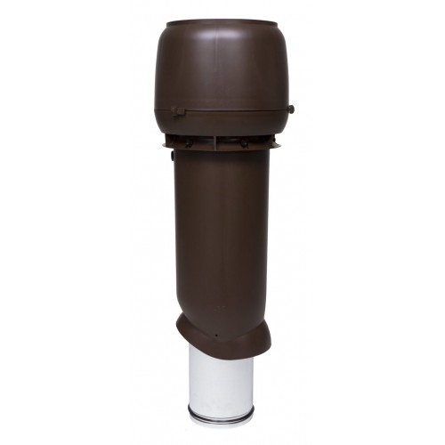Изолированный вентиляционный выход Vilpe 160/ИЗ/700 + колпак, RR 32 – темно-коричневый