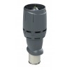 Изолированный вентиляционный выход VILPE FLOW 160P/ИЗ/500, RR 23 – серый графит