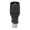 Изолированный вентиляционный выход VILPE FLOW 160P/ИЗ/500, RR 33 – черный