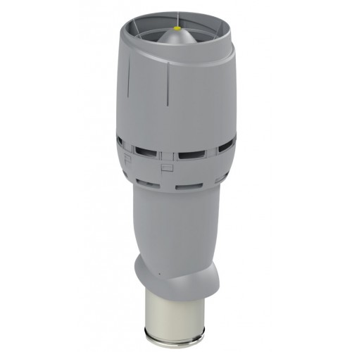Изолированный вентиляционный выход VILPE FLOW 160P/ИЗ/700, RR 21 – светло-серый
